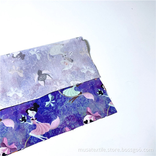 100% Cotton Woven Fabric Custom Print Cotton Poplin
